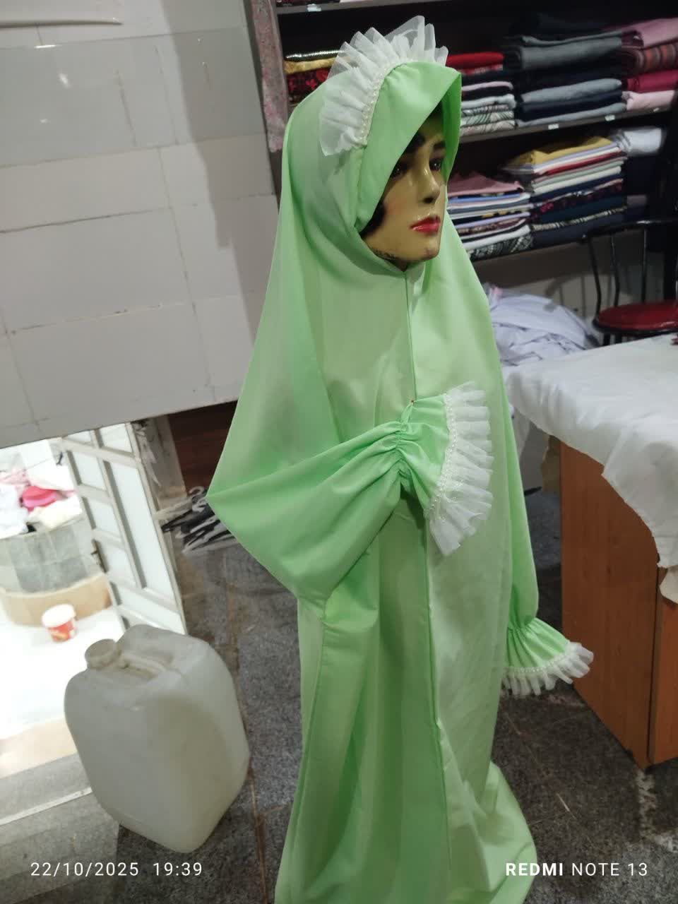 ست جشن تکلیف چادر جشن تکلیف جنس تترون